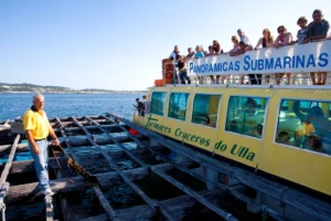 Ruta en catamarán por O Grove y visita a mejillonera 2