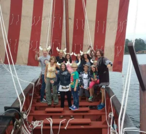 Ruta por el río Ulla en Drakar Vikingo 3