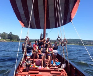 Ruta por el río Ulla en Drakar Vikingo 4