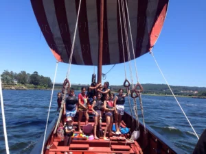 Ruta por el río Ulla en Drakar Vikingo 5