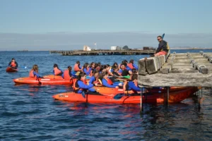 Ruta en kayak por A Illa de Arousa y visita a mejillonera 2