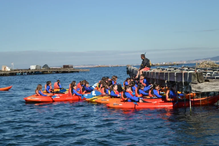 Ruta en kayak por A Illa de Arousa y visita a mejillonera